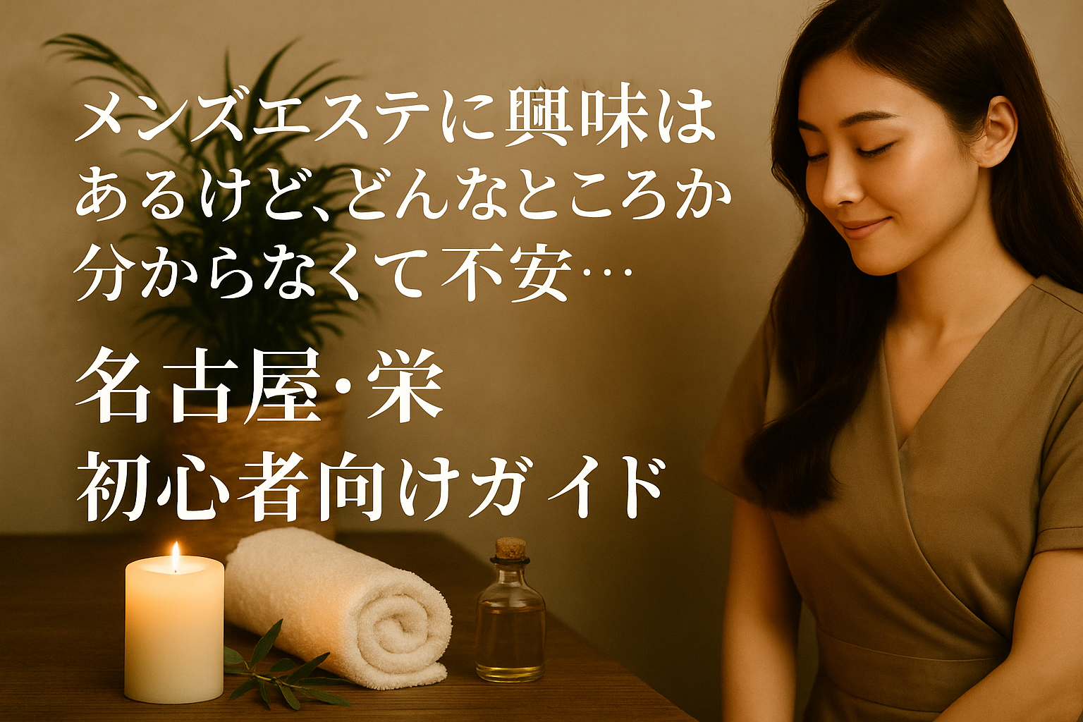 名古屋・栄でメンズエステが初めてでも安心！当日の流れとQ&Aで不安を解消します